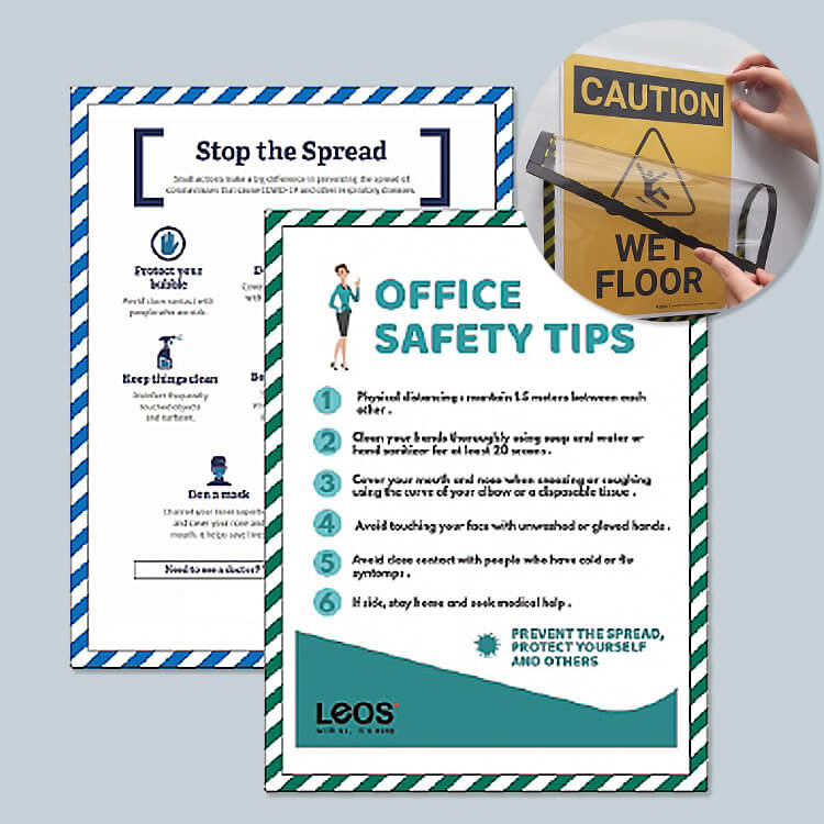 Magnetic photo frame, sign holder & magnetic labels